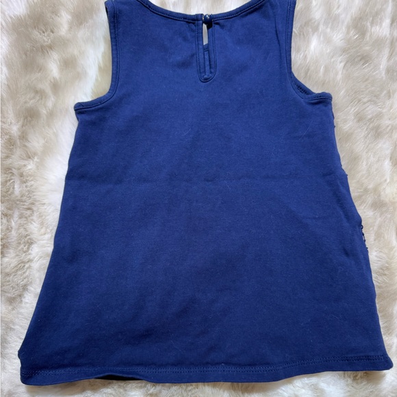 Kate Spade Baby Girl Navy Blue Heart Lace Overlay Shift Dress Size 12M - Picture 3 of 4
